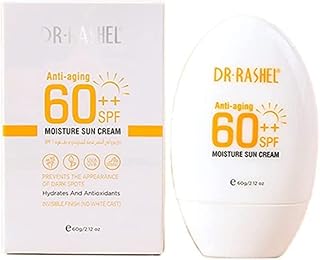Anti-aging and moisturizing sunscreen Dr Rashel Sunnscreen SPF 60 ++ 60g.. DIAYTAR NIGERIA: Where every shopping need is fulfilled with affordable prices and nationwide shipping.