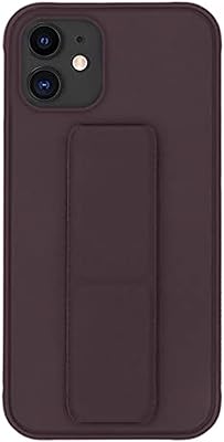 3-in-1 vition antichoc rear shell with magnetic multifunctional design with finger handle for iPhone 11 (brown iPhone 11).. Experience the ease of modern shopping with DIAYTAR NIGERIA's vast selection and quick delivery service.