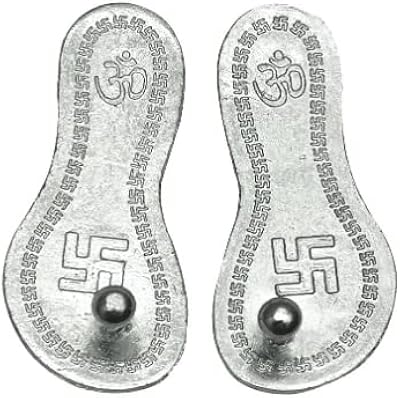 Metal synspiritstore maa laxmi charan paduka silver color about 4 inches.. DIAYTAR NIGERIA: Revolutionizing how Nigerians shop with affordable prices and prompt delivery services.