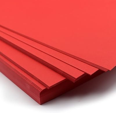 Thick red paper A4 20 sheets 250 g/m2, invitation card, wedding cards, artisanal business cards.. DIAYTAR NIGERIA: Where shopping meets satisfaction with affordable prices and prompt delivery services.