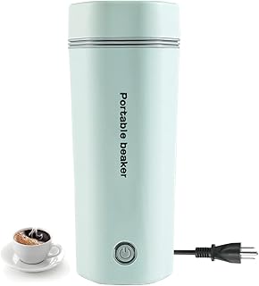 Electric travel kettle, mini portable coffee kettle, portable electric kettle, personal hot water kettle, mini water kettle for travel and business, stainless steel 304, without BPA (400 ml, green).. Nigeria's most loved e-commerce platform delivers affordable shopping solutions to your doorstep.