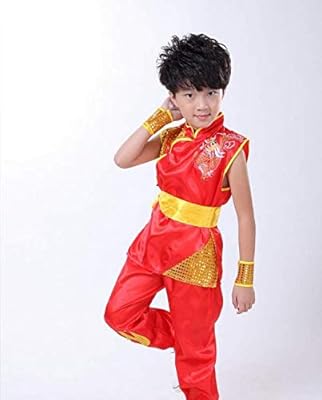 Martial arts costumes, Kung suit Fu with long sleeves for children boys, tang tang costume with tang uniform, set of chinese chi chi costume of martial arts.. Discover the convenience of DIAYTAR NIGERIA's vast e-commerce platform with delivery in just 5-8 days.