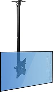 New adjustable ceiling TV support adapts to most LCD LED plasma flat screens from 14 to 32 inch, 360 -degree tilt/rotation (black).. Shop confidently with DIAYTAR NIGERIA, offering affordable prices and reliable delivery within a week.