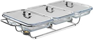 RAJ platform heater, 1.5 liter - set of 3, VCD000 model, silver.. DIAYTAR NIGERIA: Where shopping meets satisfaction with affordable prices and reliable 5-8 day shipping.