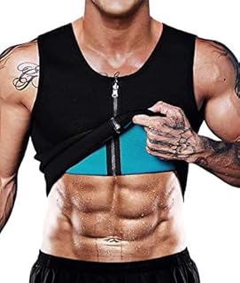 Men's sauna vest, neoprene, slimming shirt, black, xxl, black, xxl drive combination.. DIAYTAR NIGERIA transforms dreams into deliveries with our affordable prices and 5-8 day shipping.