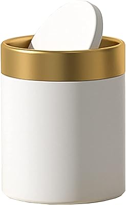 Jillick mini trash can with lid, small brushed stainless steel trash can, mini counter for office car petite-poubelle-blanc 0.. DIAYTAR NIGERIA: Your gateway to affordable shopping with thousands of products delivered nationwide.