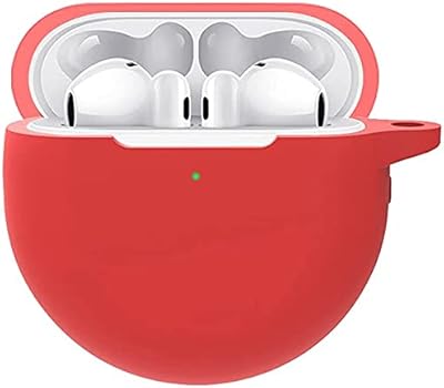 Zig silicone protective shell for Huawei Free Buds 4 with carabiner and antichoc load port, complete protection (red).. DIAYTAR NIGERIA: Your trusted partner for affordable online shopping with reliable delivery timeframes.