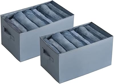 Organizer of wardrobe jeans clothing: high-end drawer folded with 7.. DIAYTAR NIGERIA: Bringing quality products to every Nigerian with affordable nationwide delivery.