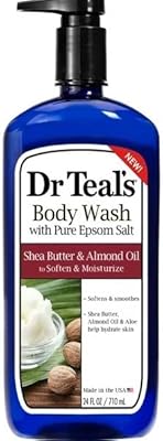 Body wash with Epsom salt from Dr Teal's - Shea butter, 710 ml.. Need something fast? Order it now from DIAYTAR Nigeria.