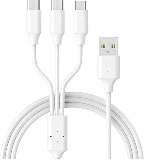 AGWA 3 in 1 multiple load cable, fast charging cable for microphone, lightning and type C (white).. DIAYTAR NIGERIA: Transforming how Nigerians shop with our vast selection and nationwide delivery.