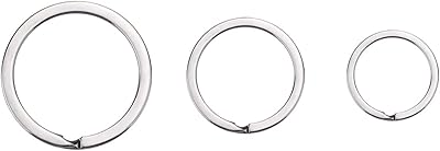 30pcs Round Round Rings Rounds, Metal Spanning Wallet Rings for Key Key Organizer, Silver, 3/4 ", 1", 1.25 ", Different.. Shop across categories at DIAYTAR NIGERIA and enjoy budget-friendly nationwide shipping in 5-8 days.