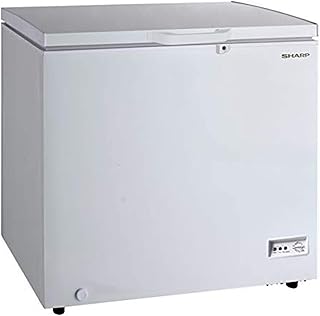 Sharp standing chest freezer, 190 liter capacity with integrated condenser, white color, SCF-K190x-Wh3, guaranteed one year from the brand.. DIAYTAR NIGERIA: Your trusted partner for affordable online shopping with reliable delivery timeframes.