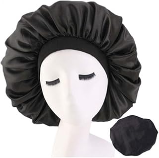 Reversible cap adjustable in satin for women - soft double side night hat, protects natural hair to sleep at night (black).. Shop smarter with DIAYTAR NIGERIA's comprehensive catalog and budget-friendly 5-8 day delivery.