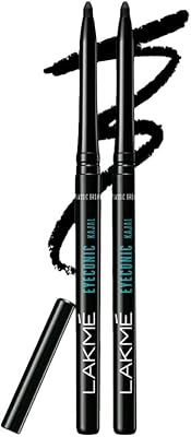 Lakme Iconic Kohl Kajal, Package of two, 0.35 g + 0.35 g, matt black finish.. Join millions of satisfied shoppers using DIAYTAR Nigeria every day.
