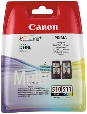 Canon print head - 2220 pages, 9 ml, 2970b010 (PG -510 cl 511).. Shop smart with DIAYTAR NIGERIA, offering a vast product range delivered to your doorstep within a week.