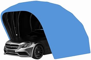 Stainless steel car shed, car shed, car awning, car shed, car shed, parking, foldable, retractable, L5.5 mx L2.5 mx H2.3 m, blue.. Experience convenient online shopping on DIAYTAR Nigeria — wide selection and affordable delivery.