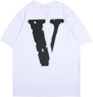 T-shirt Letter V Print T-shirts graphics round cotton neck for men and women.. Unlock access to a wide range of products with DIAYTAR NIGERIA's affordable e-commerce platform.