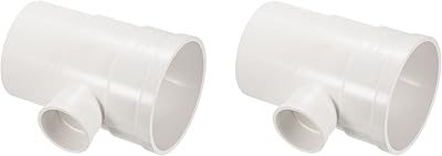 Patikil ID 110mm/4.33 \ "OD 103mm/4 \", 50mm/2 \ "Piping fittings, 1 PVC connector package for drainage pipes, drainage systems, white.. DIAYTAR Nigeria — the online store where variety meets value.
