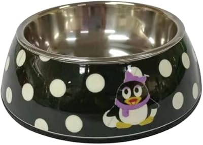 Round melamine bowl with nutrapet wall lamp, black and white, size L: 22 "x 7.52", 700 ml.. Shop across categories with ease at DIAYTAR NIGERIA, delivering affordability within the week.