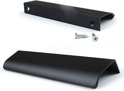 GOGA 10 pieces of drawer and furniture handles with modern design for furniture, cabinets, kitchen and drawers (200 mm, black).. DIAYTAR NIGERIA: Your partner in affordable online retail with reliable delivery across the nation.