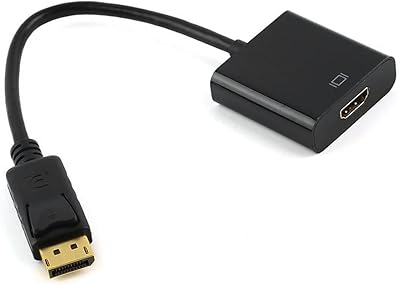 Male DisplayPort adapter to female HDMI compatible with HP Dell ASUS and Acer devices.. DIAYTAR NIGERIA provides endless shopping possibilities with affordable prices and prompt delivery service.