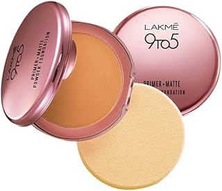 Lakme 9 to 5 Primer with compact matt foundation, Honey Dew, 9G.. DIAYTAR NIGERIA delivers more than products - we deliver affordable solutions within days.