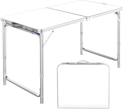 Folding Camping Table Moon Min Portable Aluminum Table of 4 feet Picnic for Holidays.. DIAYTAR NIGERIA: Where affordability and variety come together with nationwide 5-8 day delivery.