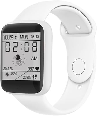 Intelligent watch Men Women Fitness Tensiometer With Call Upper Note and Massage Bracelet D20 Y68 (White).. Great finds. Great prices. Fast shipping. That’s DIAYTAR Nigeria.