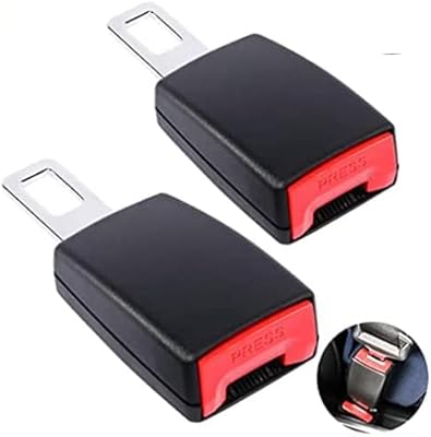 DELFINO CHIPING CUE OF CHIP SAFETY, car seat belt clips, metal safety belt, seat belt adjustment loop/universal car connector of car extension loops, car seat belt safety covers (2 rooms, black).. Why pay more? DIAYTAR Nigeria gives you the best for less.