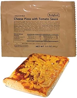 Pizza slices and MRI cheese / meal, survival food ready to eat (3).. DIAYTAR NIGERIA brings quality products to every corner of Nigeria at prices everyone can afford.