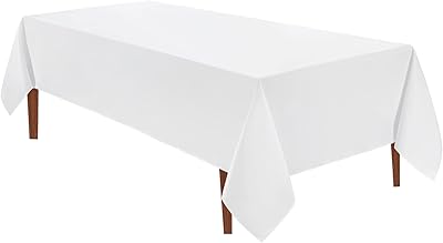 Vida Fit Rectangular Polyester Clea -resistant spots and folds for dining table, kitchen, wedding, size 60 x 120 inches (white).. Shop smarter with DIAYTAR Nigeria — from household essentials to electronics, we have everything you need. Plus, our delivery is fast, secure, and arrives between 5 and 8 days.