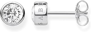 Earrings with white stones for women, in sterling silver 925 H1963-051-14, Sterling silver, cubic zirconia.. DIAYTAR NIGERIA: Where affordability meets variety, with thousands of products delivered in less than 8 days.