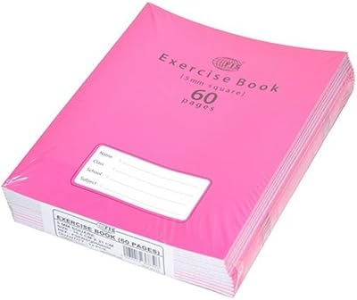 FIS notebook, 5 mm square with left margin, 60 pages, 12 pieces, 16.5 cm x 21 cm, multicolored, FSBSQ05060N.. Shop electronics, clothes, and everything in between on DIAYTAR Nigeria.