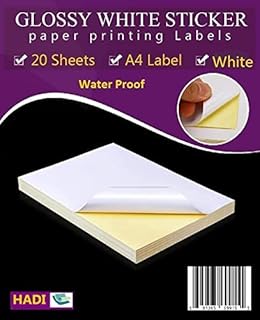 Sancinker white sticker labels A4 waterproof for inkjet printer.. Shop across boundaries with DIAYTAR NIGERIA's comprehensive catalog delivered nationwide at budget rates.