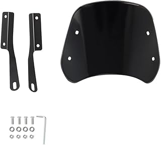 Winall Universal Wind deflector for 5 "motorcycle windshield - 7" for Harley Honda Yamaha Machine visor. (black).. Shop efficiently from anywhere with DIAYTAR NIGERIA's comprehensive platform and quick delivery options.