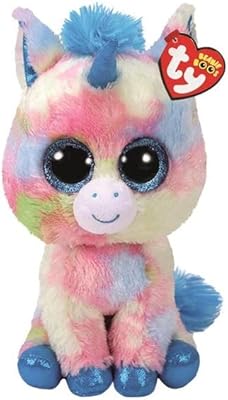 Aepro - Ty Beanie Big Eyes Licorne Wolf Panda Hibou Giraffe Renard Poodle Peluche Plush Kawaii Sweet Doll Gift For Children 15cm (Blitz unicorn).. DIAYTAR NIGERIA delivers on our promise of variety, affordability, and prompt nationwide shipping.