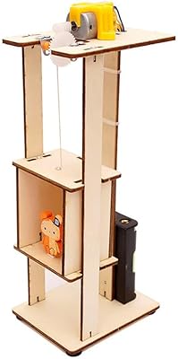 Electric elevator door toy, craft kit for children, construction of two wooden models, assembly of educational toys for scientific development, 3D wooden puzzle, for children.. Why pay more? DIAYTAR Nigeria gives you the best for less.