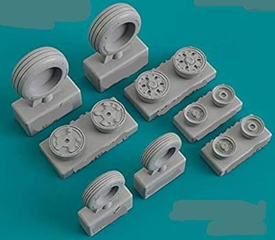 Reskit RS48-0125 1-48-wheels for F-18 Hornet Detail in resin resin.. DIAYTAR NIGERIA: Where every search leads to affordable products delivered promptly across Nigeria.