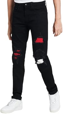 Weibumaoyi Jean Skinny Stretch torn for men with pointed leg patchwork.. Looking for trendy fashion, home essentials, or electronics? DIAYTAR Nigeria has it all and delivers within days, not weeks.