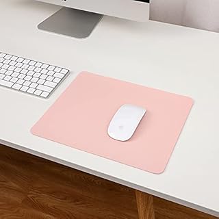 Ultra-fine rectangular rectangular mouse mat in high quality lying leather for laptop, desk and house, size 10 x 9 inch (pink).. Your trusted shopping companion, DIAYTAR NIGERIA delivers affordable solutions in just 5-8 days.