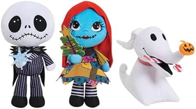 Set 3 -piece in plush The strange Christmas of Mr. Jack, set of children's games under official license Disney Tim Burton.. DIAYTAR NIGERIA: Where every search leads to affordable products delivered promptly across Nigeria.