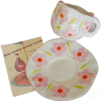 Cobamia (flower) coffee and ceramic tea cup (flower) of 300 ml.. With DIAYTAR Nigeria, everything is within reach — and within budget.