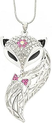 Crystal fox pattern launch for women and girls, precious stones in animal -shaped rhinestones, jewelry and clothing accessories, zinc, crystal.. From daily needs to rare finds, DIAYTAR Nigeria brings it to your door.