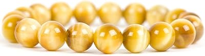 Cat eye strap, natural healing stone bracelet, bracelet of precious healing stones for men and women, pearl size 8 mm, yellow color, stone, cat eye.. DIAYTAR NIGERIA delivers affordability and convenience to your doorstep within 8 days of purchase.
