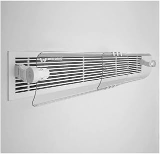 AC central air flow deflector, white arm, transparent panel, (60 cm max. 110 cm), central style.. DIAYTAR NIGERIA: Redefining e-commerce with affordable prices and reliable nationwide shipping.
