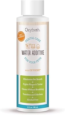 Dental care solution for pets of pets oxyfresh premium water additive for pets 89 ml: better way to eliminate the bad breath from the dog and bad breath of the cat - fights tartar and dental plaque - so easy, just add it to water! Recommended by veterinarians 89 ml.. Your shopping journey simplified with DIAYTAR NIGERIA's vast selection and budget-friendly shipping.