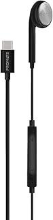 Comfortable intra-ear headphones ProMate with USB-C-MONO HD connection with microphone, noise removal, wired call and voicemail for MacBook Pro, iPad Air, Galaxy S22/21/20 Lingo-C Black.. Experience convenient online shopping on DIAYTAR Nigeria — wide selection and affordable delivery.