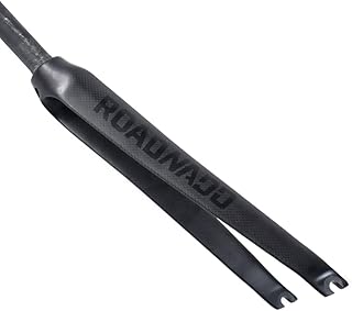 Bike fork Roadnado T700 Bicycle fork Fully in Carbon Fiber Right Tube 28.6mm 3k Brilliant matte road bike with fixed gear 700c.. Everything you need is just a click away with DIAYTAR Nigeria — shop now and receive your order in days.