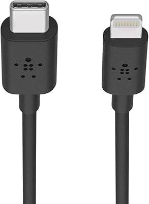 Mixit Lightning cable to USB-C, 4 feet, black, F8J239BT04-Blk.. Experience DIAYTAR NIGERIA, where extensive product variety meets pocket-friendly prices and reliable delivery.