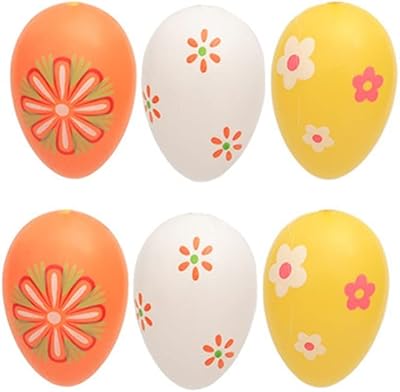 6 pieces of colored plastic Easter ornaments for filling.. No hassle, just shopping — DIAYTAR Nigeria delivers in under 8 days.